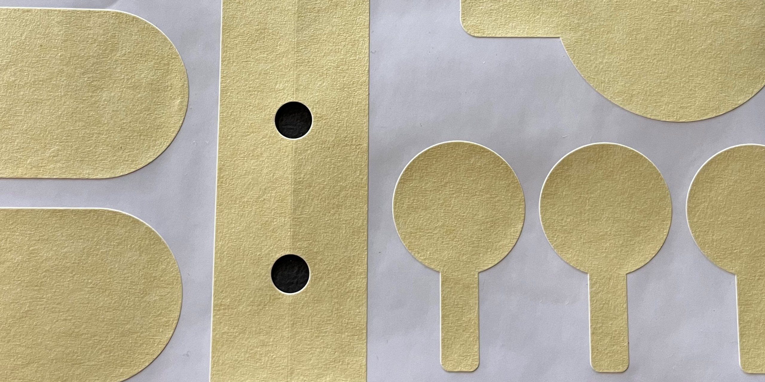 Masking sale tape circles